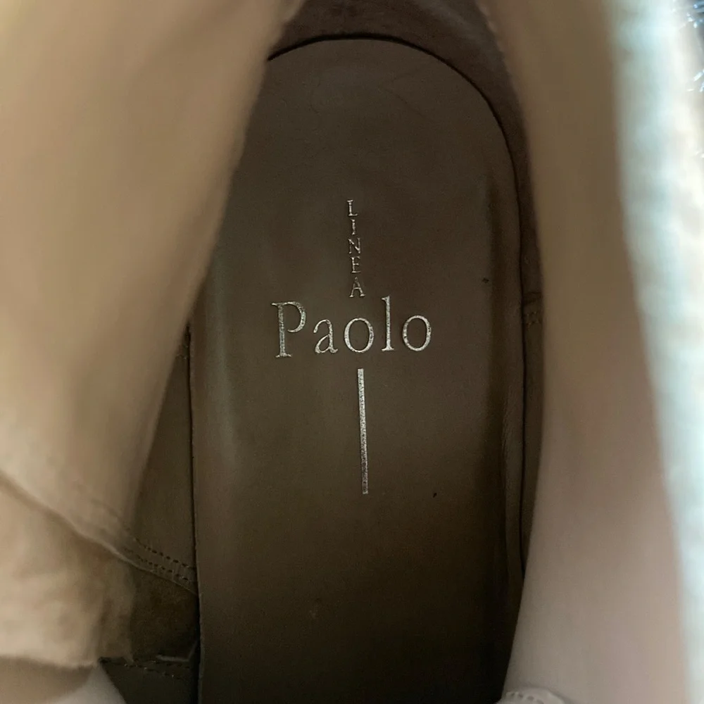Linea Paolo tan suede booties 7 1/2 W - Picture 3 of 16